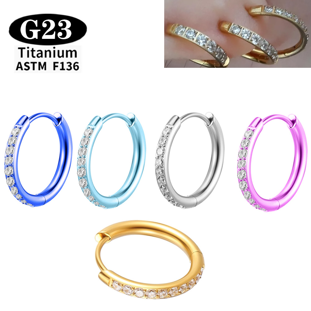 Body Piercing Quality Jewelry - Титановое кольцо ASTM F136 G23 с