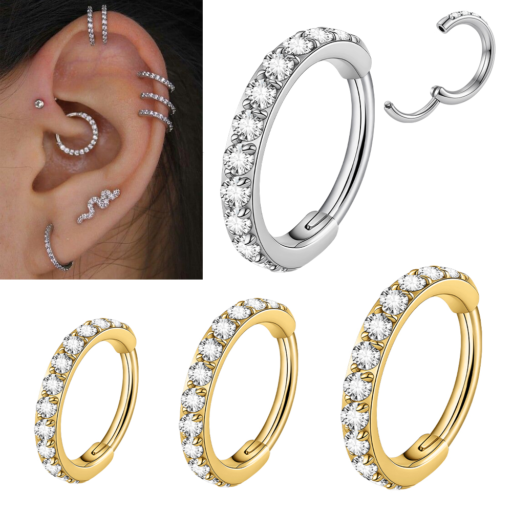 Body Piercing Quality Jewelry - 1 шт. высококачественная серьга-гвоздик/кольцо для пирсинга
