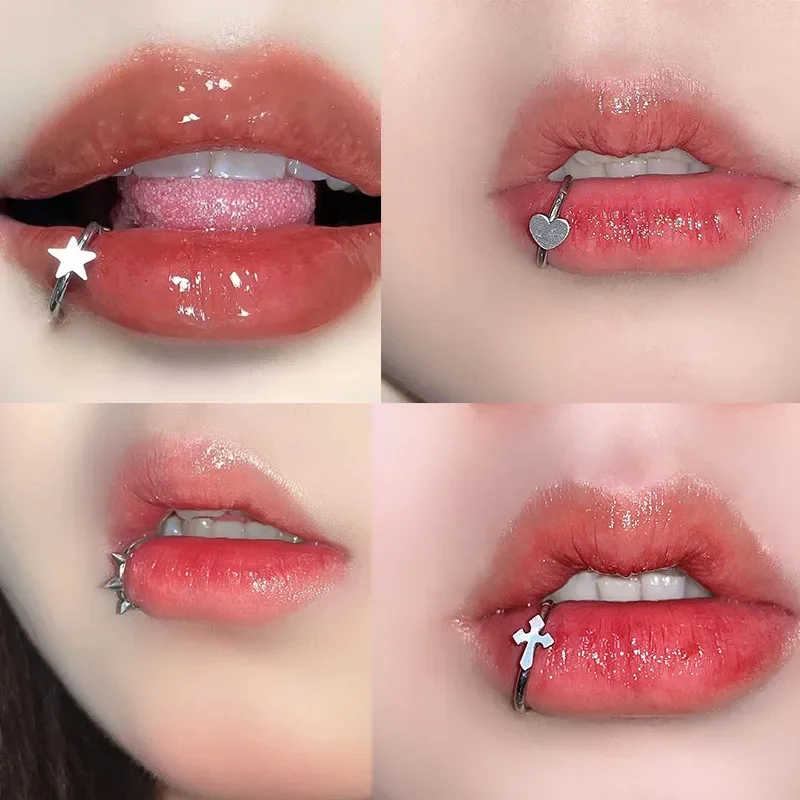 Body Jewelry Vertical Labret - Кольцо для губ из нержавеющей стали,