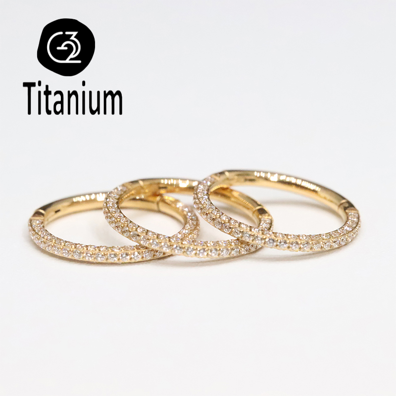 Body Piercing Quality Jewelry - Титановые кольца для пирсинга ASTM F136