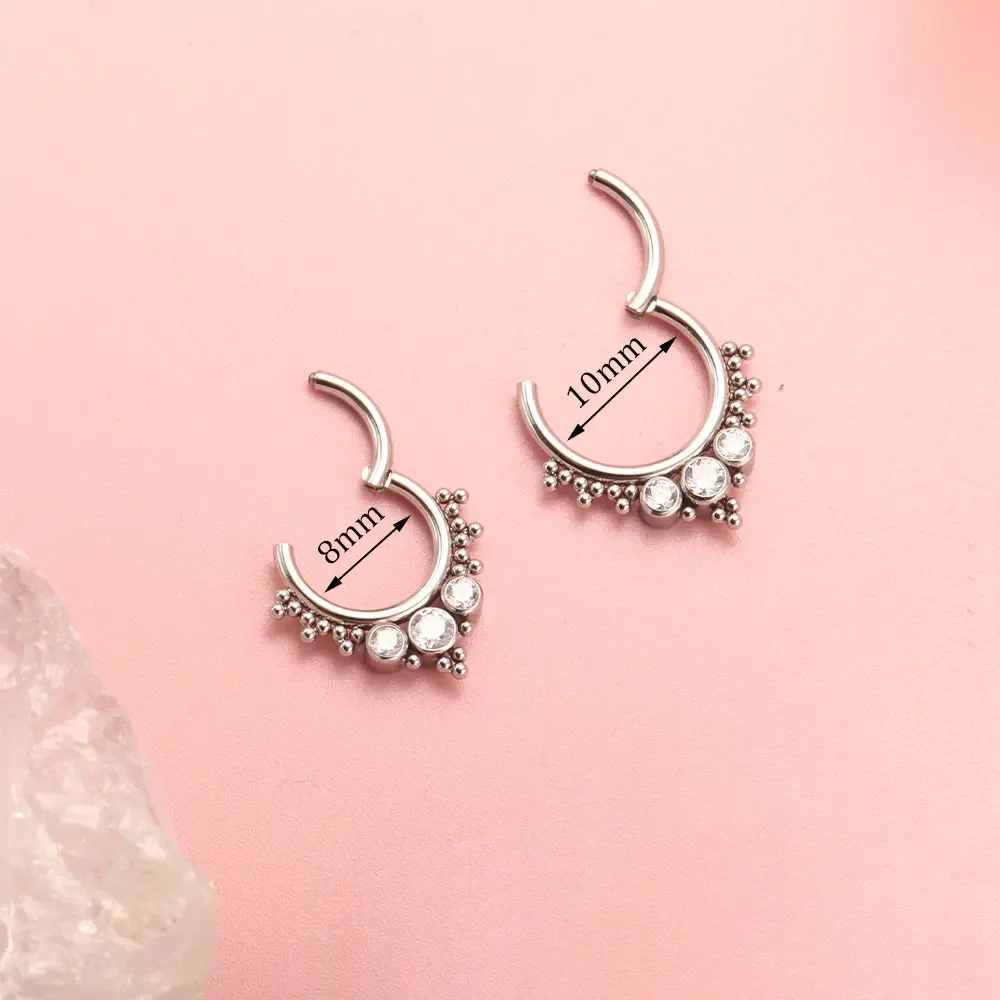 Пирсинг-кольцо для носа/уха из – обзор и цена Body Piercing Quality Jewelry