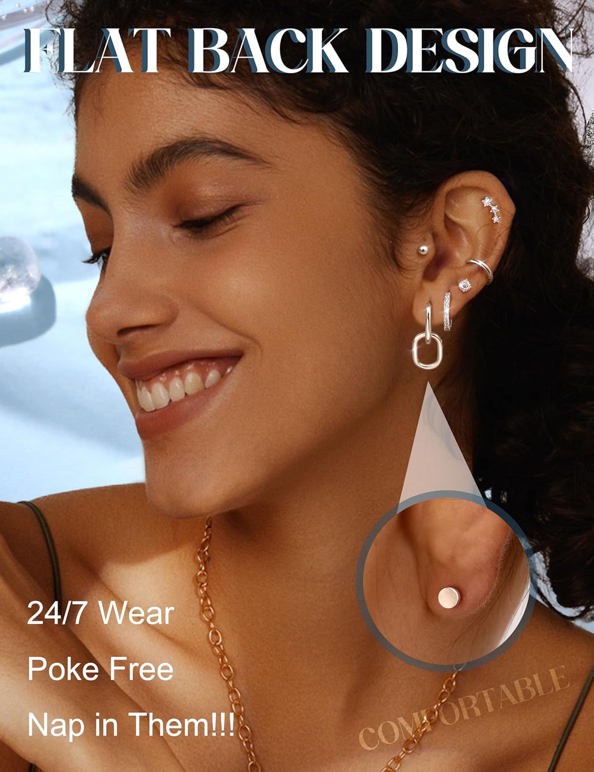Серьги-кольца Drperfect, 2 шт. – обзор и цена Body Jewelry Surgical Steel