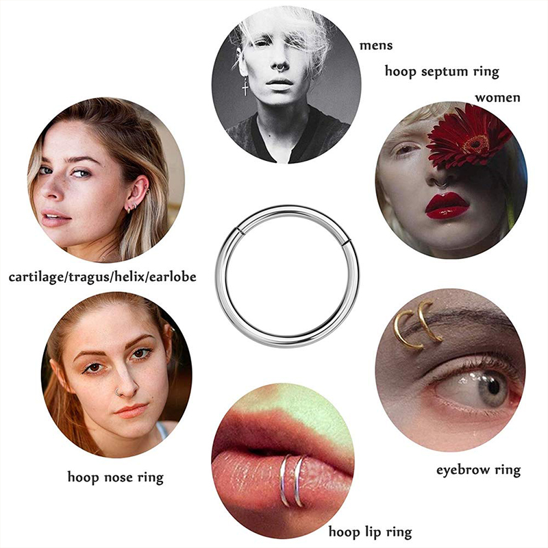 Кольцо-кликер из хирургической – обзор и цена Body Jewelry Surgical Steel