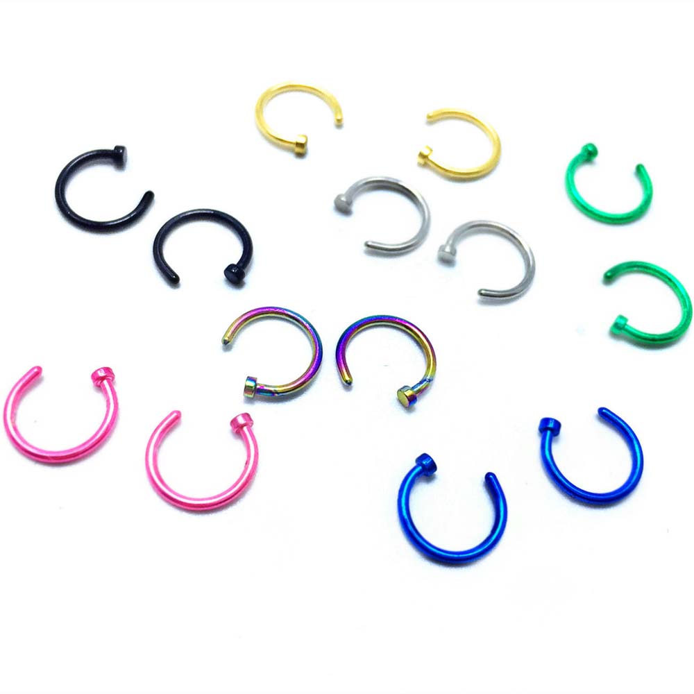 Простое кольцо для ушей, 10 шт – обзор и цена Body Jewelry On Sale