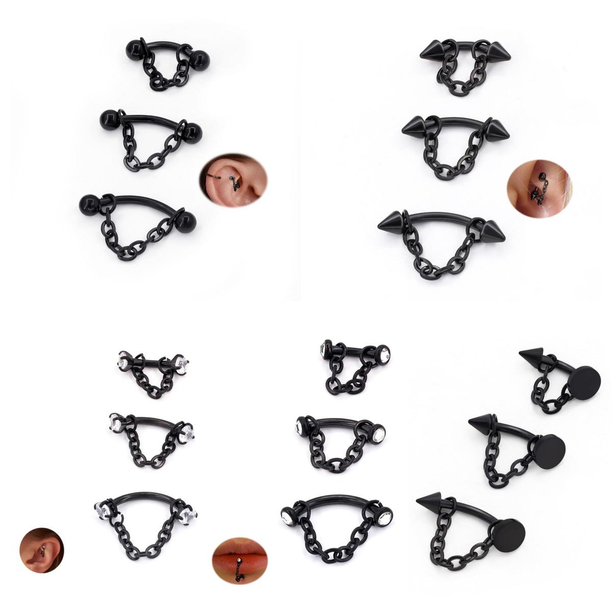 Набор из 3 украшений для пирси – обзор и цена Body Jewelry Vertical Labret