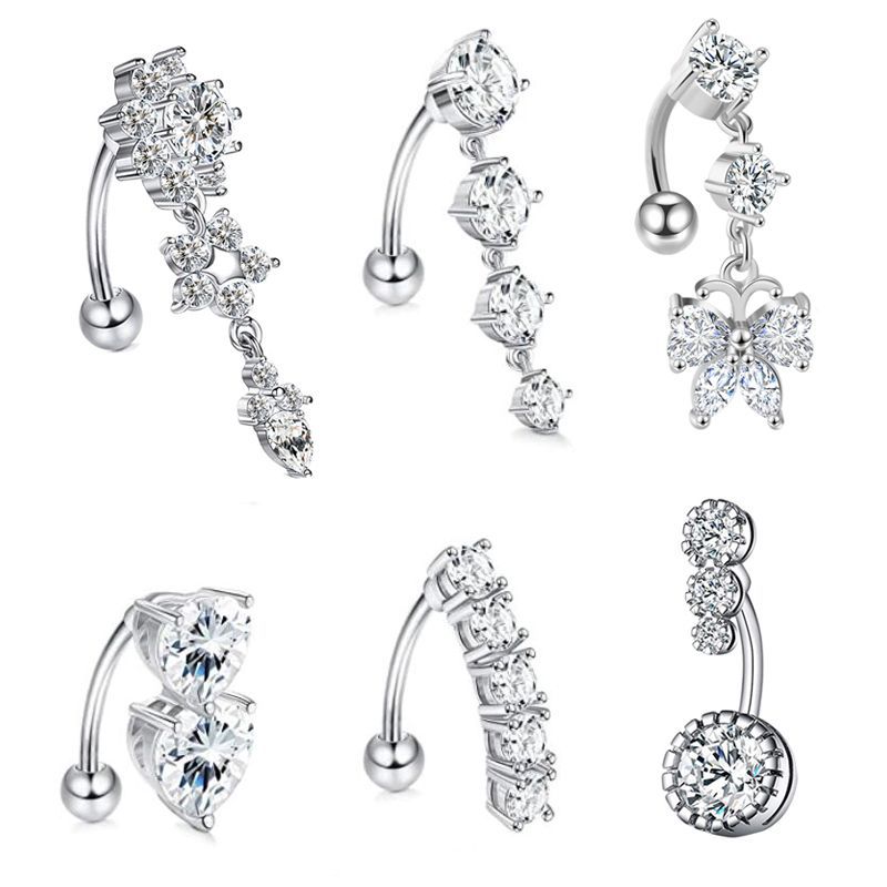 Кольцо для пирсинга пупка с по – обзор и цена Body Jewelry Surgical Steel