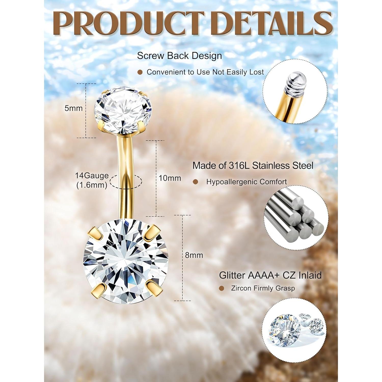 Стандартные унисекс-кольца для – обзор и цена Body Piercing Quality Jewelry
