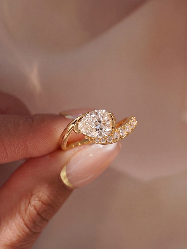 Изысканное модное кольцо с цир – обзор и цена Body Jewelry High Quality