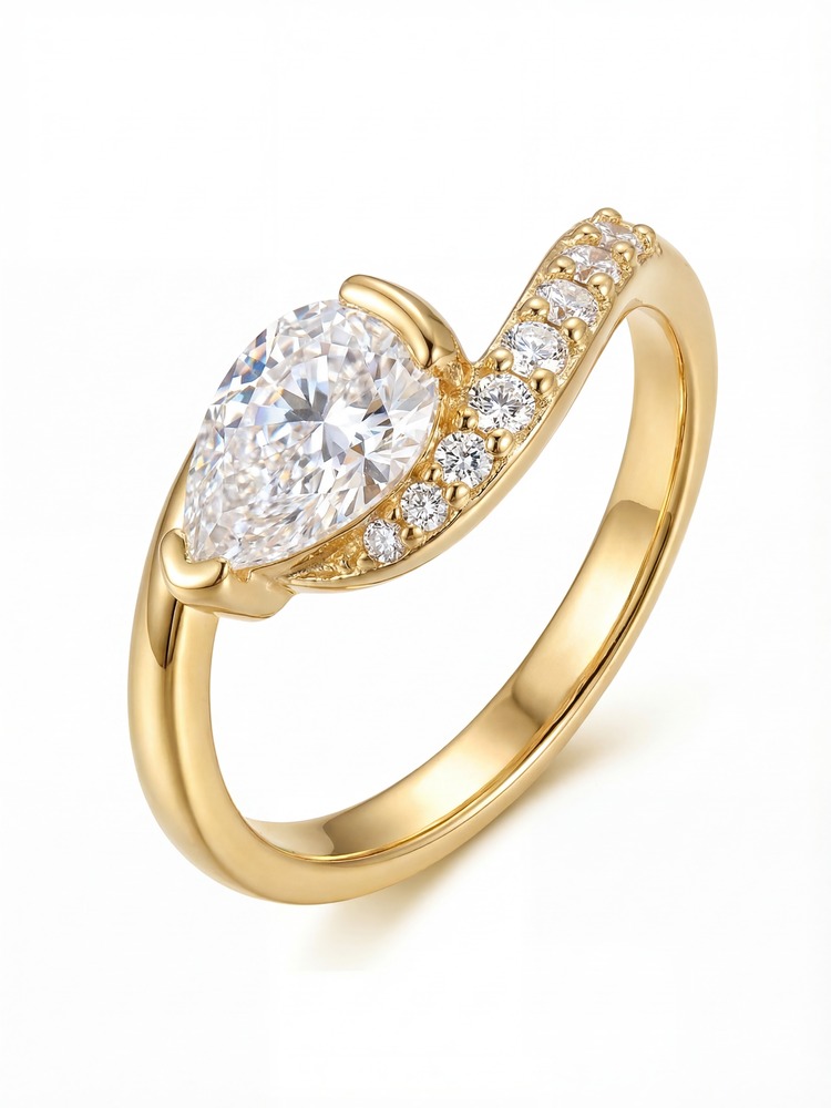 Изысканное модное кольцо с цир – обзор и цена Body Jewelry High Quality
