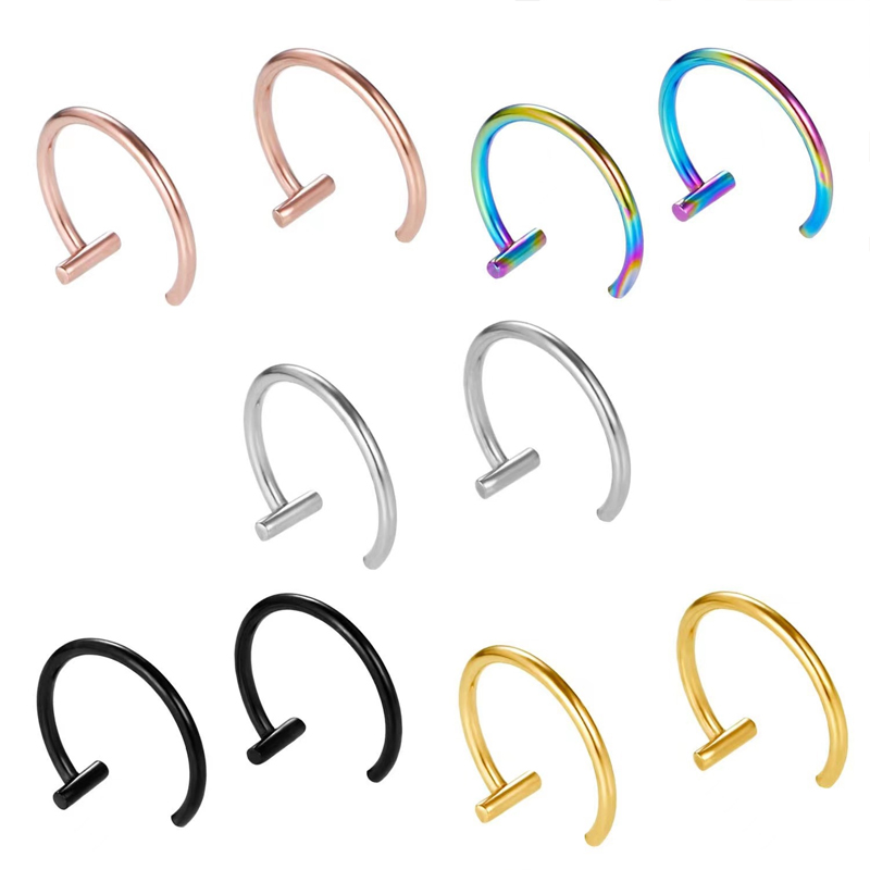 Серьги-кольца из хирургической – обзор и цена Body Jewelry Surgical Steel