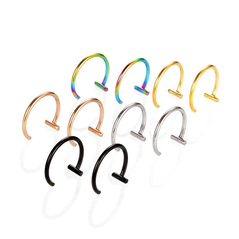 Серьги-кольца из хирургической – обзор и цена Body Jewelry Surgical Steel