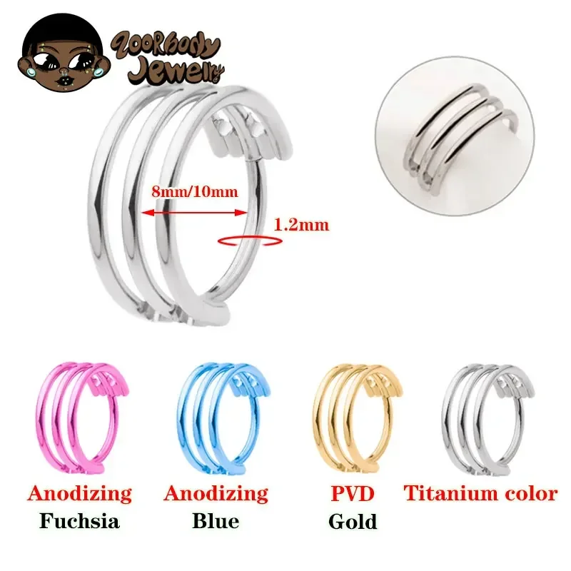 Кольцо для пирсинга G23, ювели – обзор и цена Body Piercing Quality Jewelry