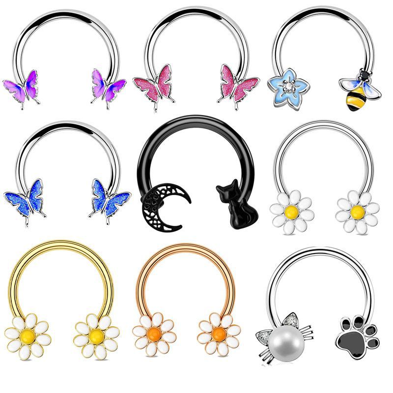 Кольцо для пирсинга 16G из хир – обзор и цена Body Jewelry Surgical Steel