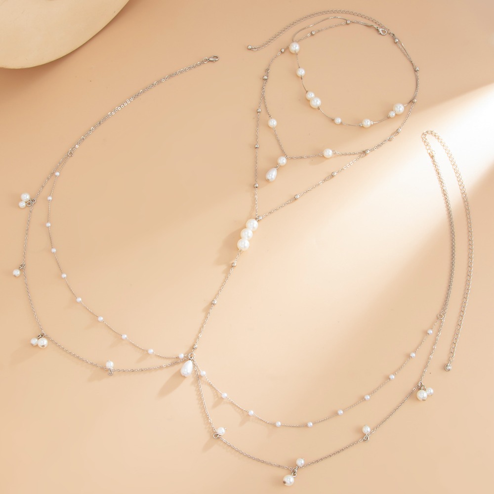 Многослойное ожерелье из искус – обзор и цена Body Jewelry Sale