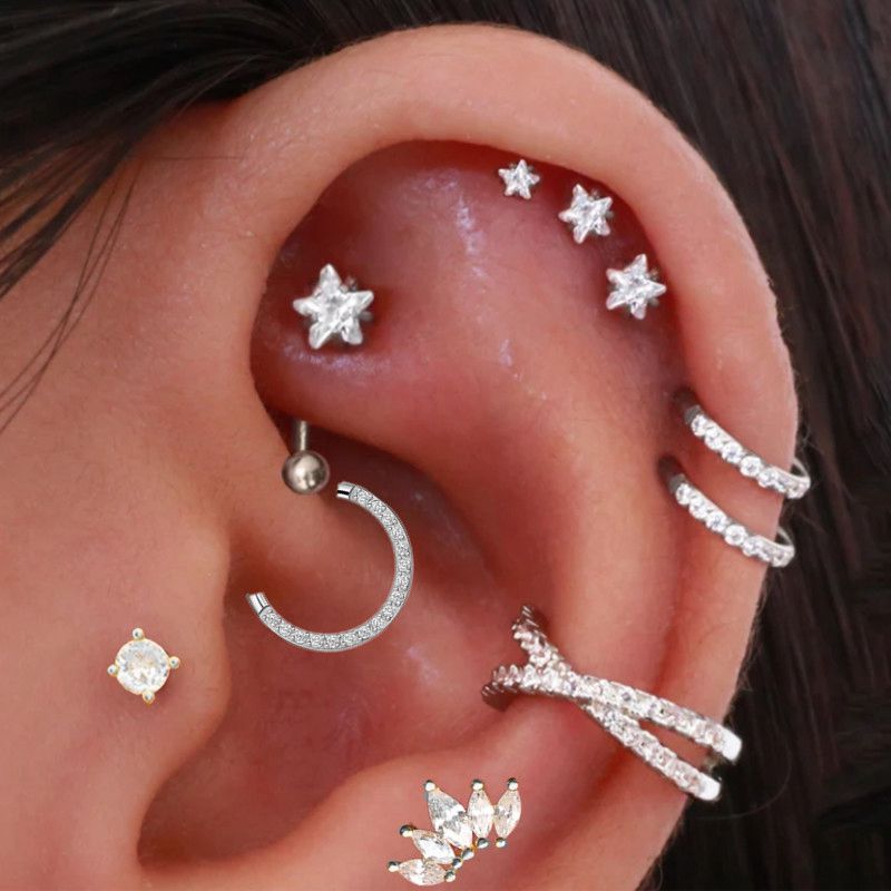 Женские серьги-спирали для пир – обзор и цена Body Jewelry Surgical Steel