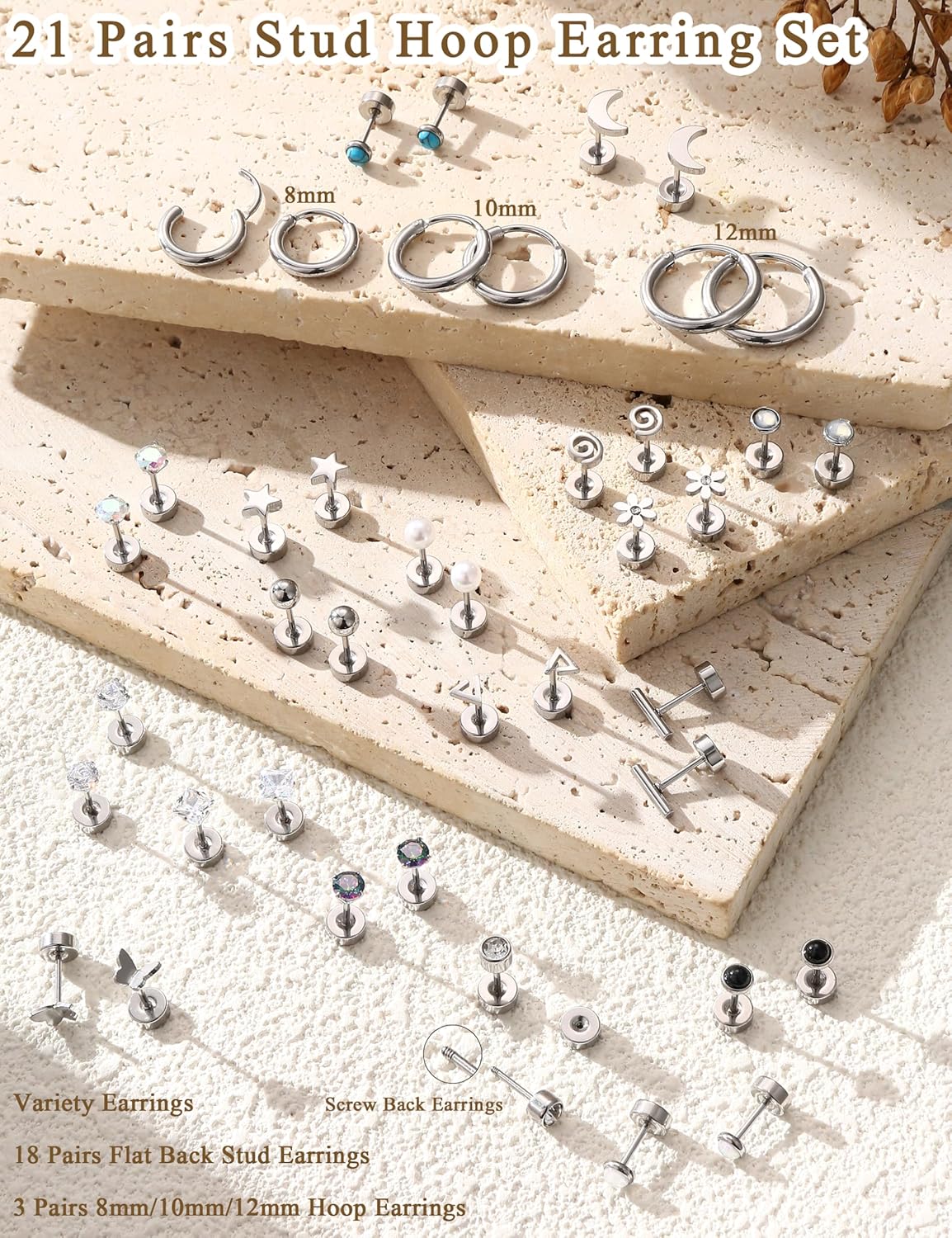 FASACCO 1 пара хирургических с – обзор и цена Body Jewelry Surgical Steel