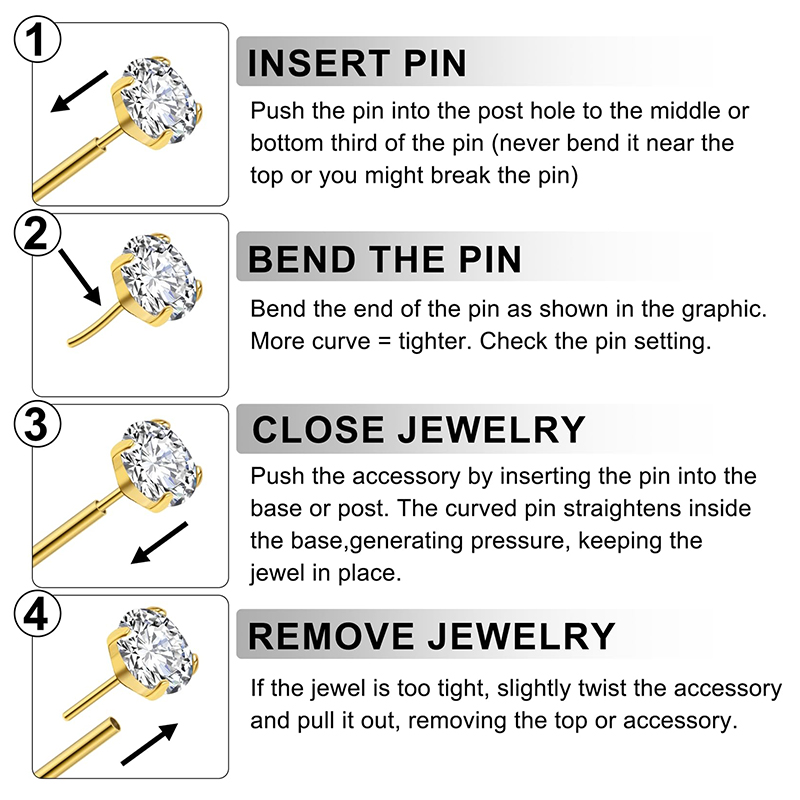 Пирсинг-украшения из хирургиче – обзор и цена Body Jewelry Surgical Steel